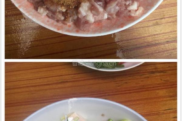 肉馅酿豆腐的做法图解3