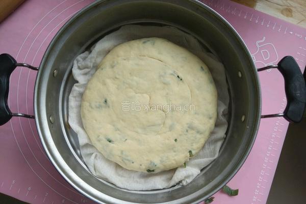 葱香粗粮蒸饼的做法图解11