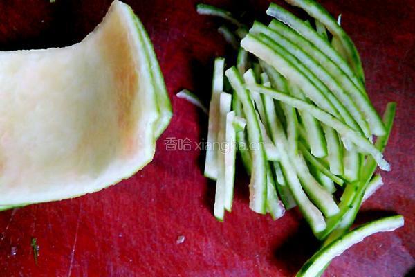 双味西瓜(美容菜哦)的做法图解3