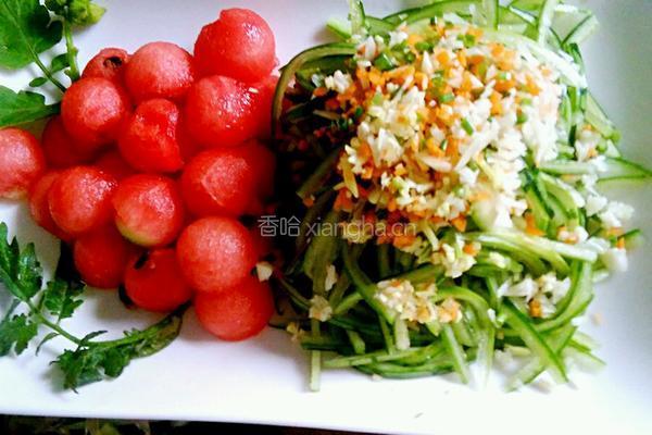 双味西瓜(美容菜哦)的做法图解9