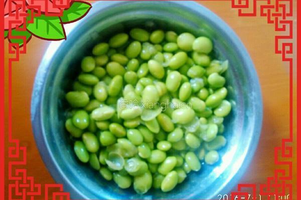 蒸毛豆的做法图解3