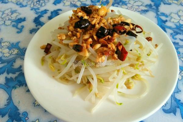 凉拌绿豆芽的做法图解6