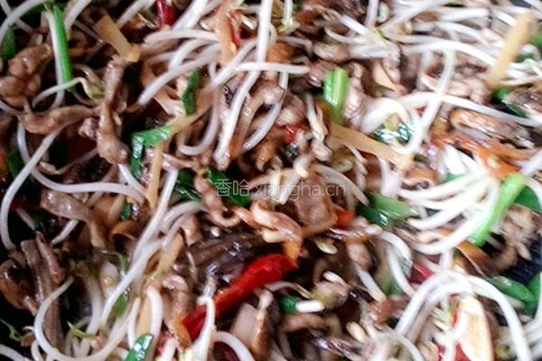 绿豆芽炒鳝鱼丝的做法图解10
