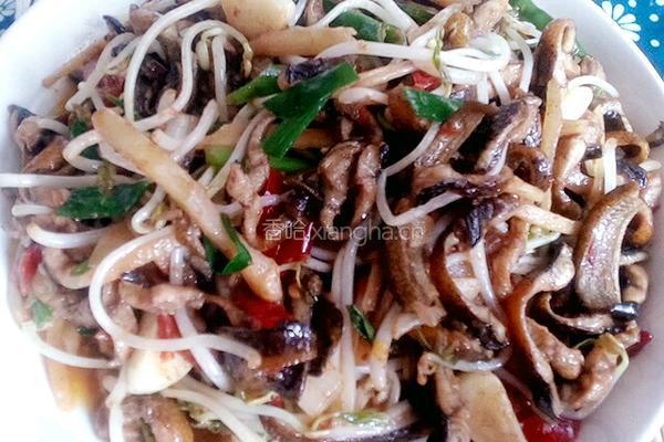 绿豆芽炒鳝鱼丝的做法图解11