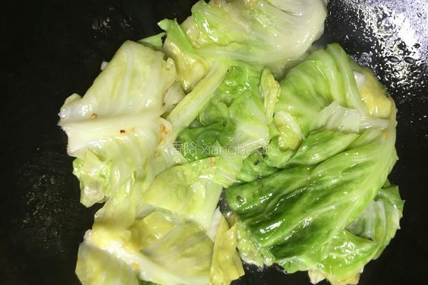 蚝油卷心菜的做法图解7