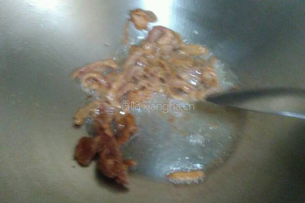 茭白炒肉丝木耳的做法图解2