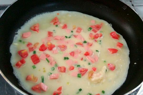圣女果煎饼子的做法图解7