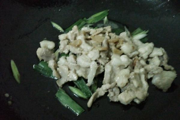 蒜苗猪肉的做法图解6