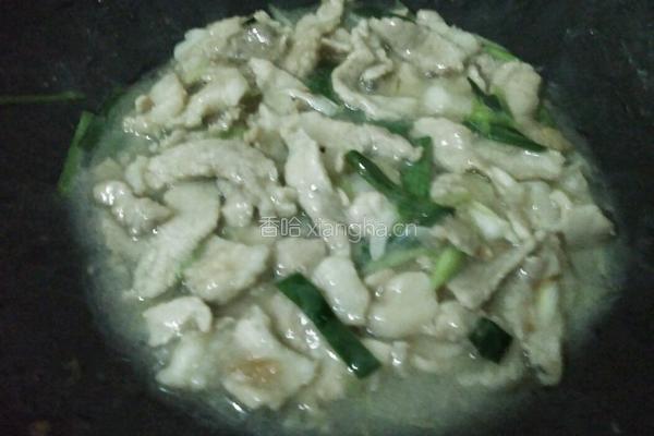 蒜苗猪肉的做法图解8