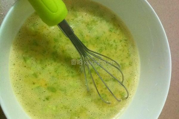 苦瓜厚蛋饼的做法图解4