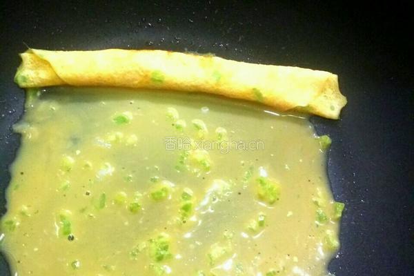 苦瓜厚蛋饼的做法图解8