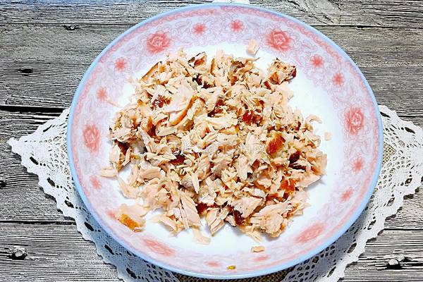 彩椒三文鱼焗饭盅的做法图解4