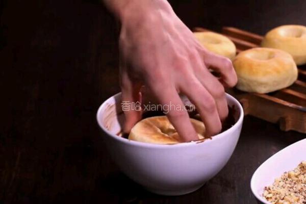 杏仁巧克力甜甜圈的做法图解11