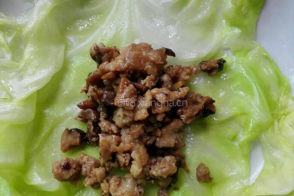 翡翠卷心菜包肉的做法图解15