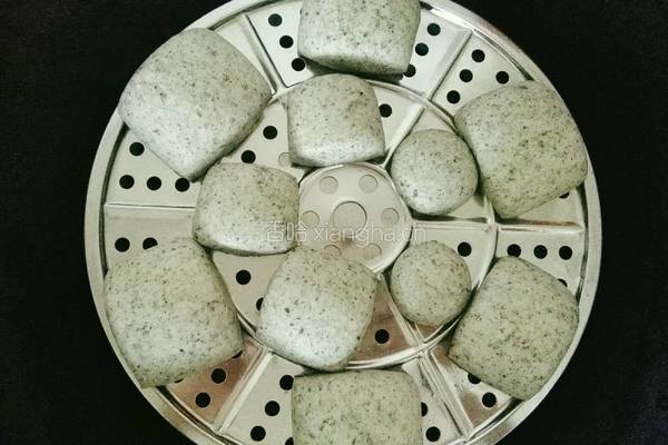 黑芝麻馒头的做法图解13