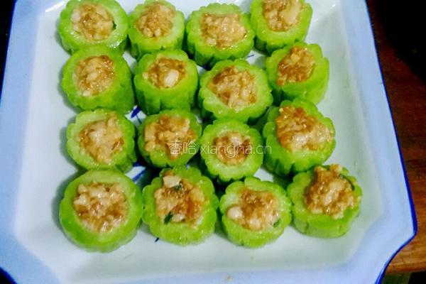 苦瓜酿肉的做法图解10