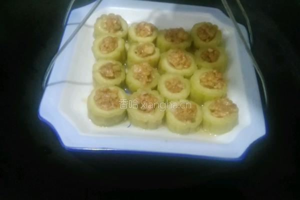 苦瓜酿肉的做法图解14