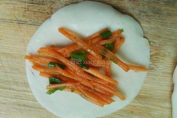 饺子皮版烧饼的做法图解4