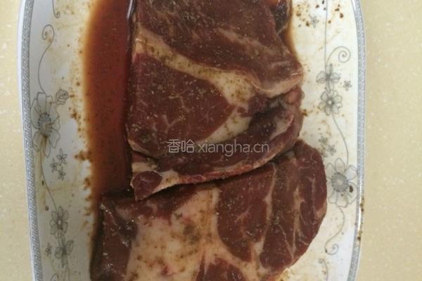 黑椒牛扒。的做法图解1
