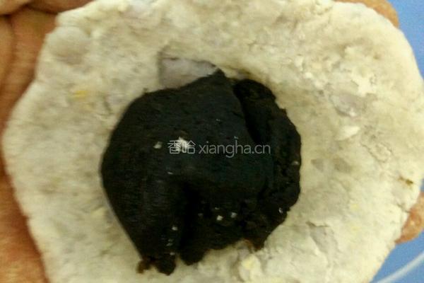 芋头芝麻馅饼的做法图解7