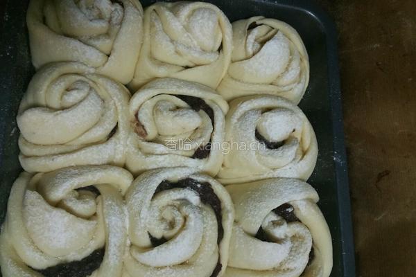 玫瑰豆沙包的做法图解8