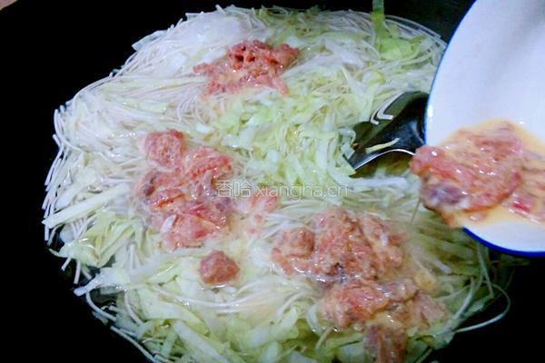 卷心菜糊籽面的做法图解10