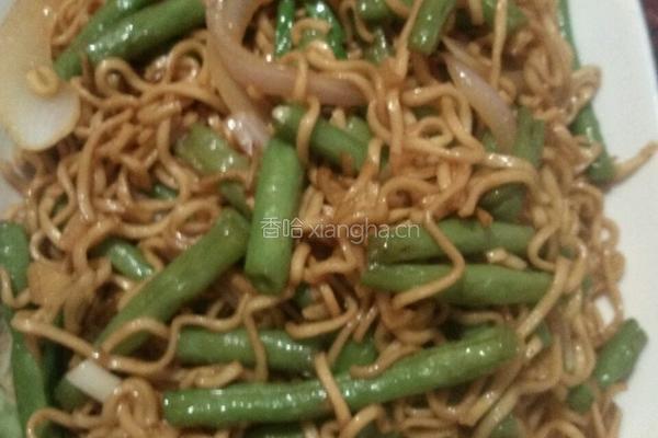 豆角焖面的做法图解5