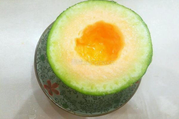 哈密瓜棒棒鸡的做法图解4