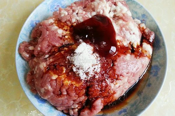 蒸肉末的做法图解2