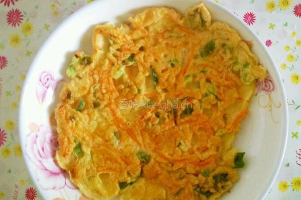 胡萝卜鸡蛋饼的做法图解10