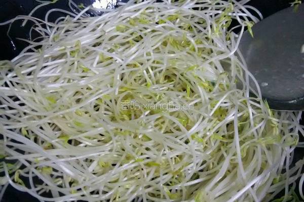 剁辣椒炒绿豆芽的做法图解5