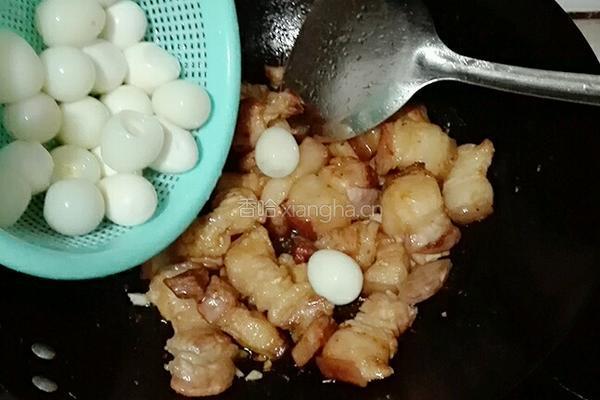 五花肉焖鹌鹑蛋的做法图解7