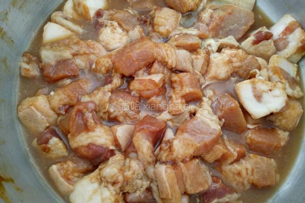 高压锅焖肉的做法图解3