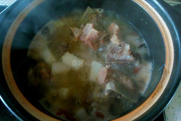 白萝卜炖尾骨的做法图解7