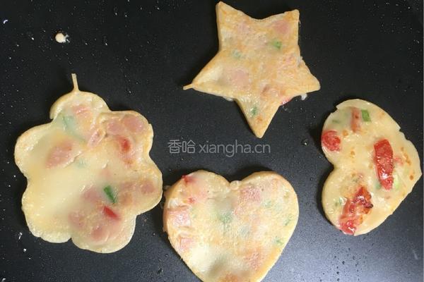 爱心圣女果煎饼的做法图解10