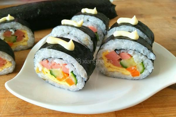 紫菜包饭(简易版)的做法图解10
