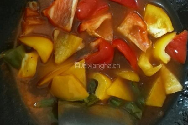 彩椒咕噜肉的做法图解13