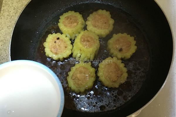 豉汁酿苦瓜的做法图解9