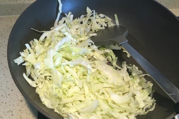 卷心菜粉条炒鸡蛋的做法图解6