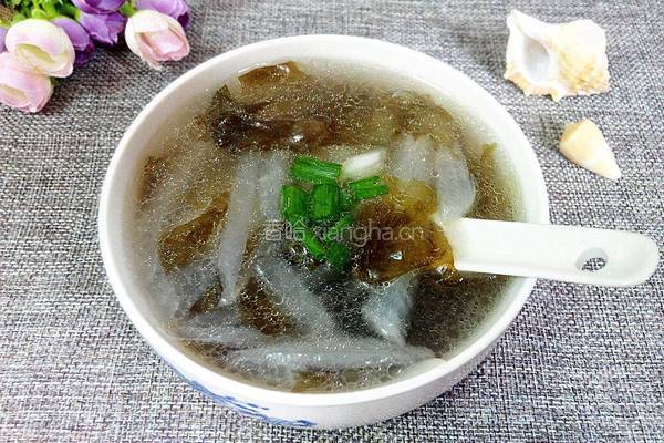 紫菜白萝卜汤的做法图解8