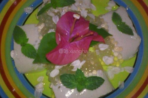 抹茶西米糕的做法图解12