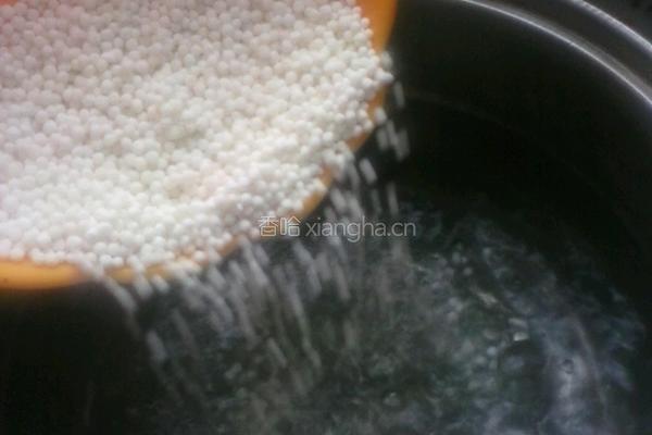 抹茶西米糕的做法图解2