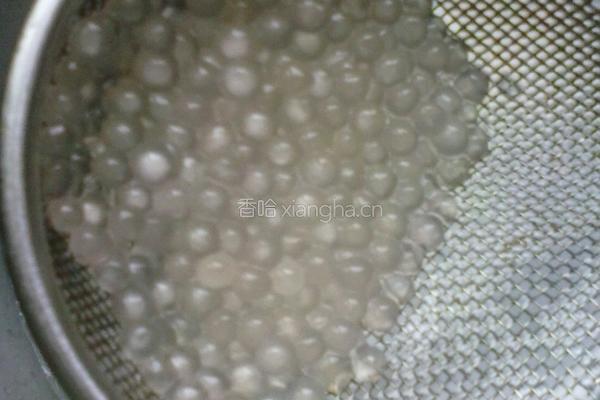 抹茶西米糕的做法图解3