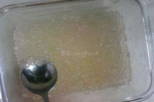 抹茶西米糕的做法图解8