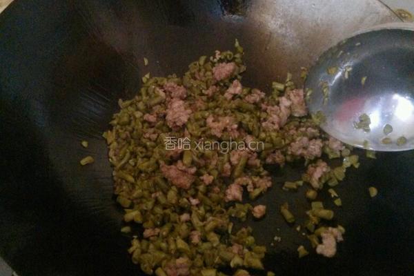 酸豆角炒肉碎的做法图解7