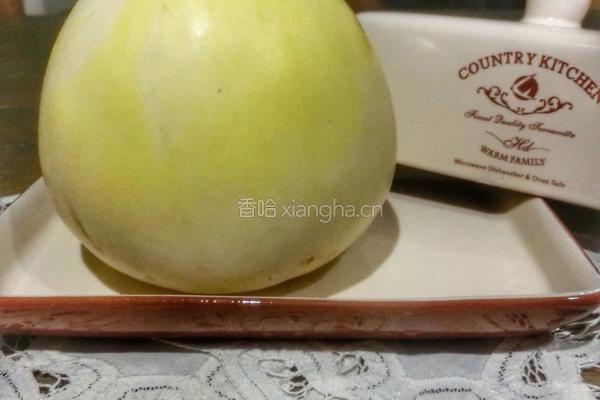 牛奶香瓜抹茶布丁的做法图解1