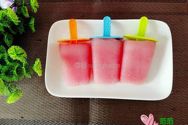 西瓜棒棒冰的做法图解8