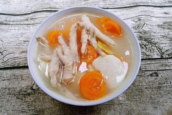 淮山胡萝卜凤爪汤的做法图解10