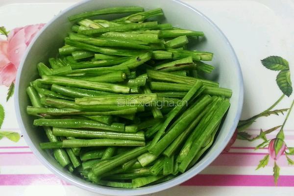 豆角丝炒肉的做法图解4