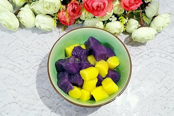 DIYの番薯芋圆的做法图解7
